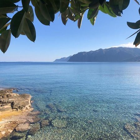 The Island House - Family Size Apt - Overlooking The Aegean - 3 Steps From The Beach Mokhlos Exteriör bild